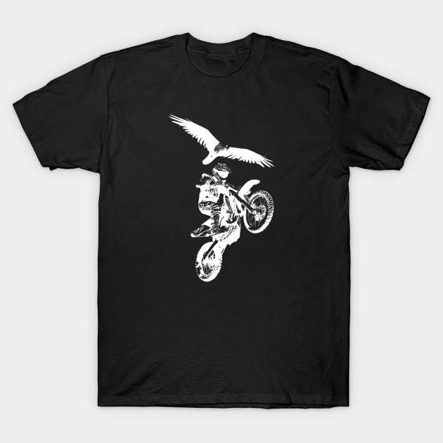 Motocross Eagle T-Shirt by TMBTM